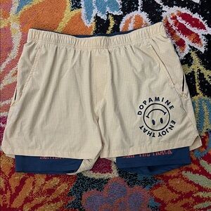 Roark Blue 'Run Amok' Performance Athletic Shorts Men’s Large
